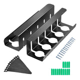 2Pcs Large Capacity Desk Cable Management No Punching Cable Storage Rack For Storing Multiple Sockets And Power Supplies