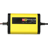 Car Motorcycle Charger 12V 2A Full Automatic 3 Stages Lead Acid AGM GEL Intelligent LCD Display
