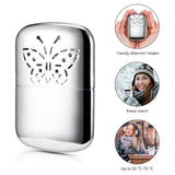Zinc Alloy Pocket Long-life Ultralight Hand Warmer Indoor Outdoor Small Handy Warmer Heater  Handy Warmer Heater
