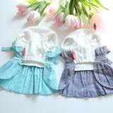 Dog Clothes Summer Cat Dog Dresses Puppy Pet Skirt Chihuahua Yorkshire Corgi Pomeranian Bichon Poodle Small Dogs Clothing 2021
