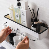 Bathroom Accessories Racks Wall-Mounted Free-Perforation Toilet Shower Room Towel Rack Kitchen Vanity Multi-Function Storage