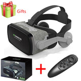 2019 Shinecon Casque 9.0 VR Virtual Reality Goggles 3D Glasses Google Cardboard VR Headset Box for 4.0-6.3 inch  Smartphone