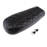 Universal Cafe Racer Vintage Cushion Flat Brat Styling Seat 53cm Black