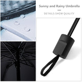 Brand Folding Umbrella Female Windproof Paraguas Van Gogh Oil Painting Umbrella Rain Women Quality Black Coating Parasol