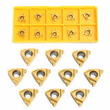 10 PCS 11ER A60 11ER 14 A60 Carbide Inserts CNC Lathe Cutting Turning Tool Milling Cutter 9 x 3mm External Threading Inserts