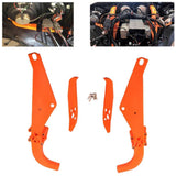Motorcycle Batwing Inner Fairing Support Brackets with Screws Fits   Dresser 93-13 Motorcycle Accessories Orange