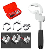 Adjustable Wrench Mini Multifunctional Universal Open End Wrench Bathroom Repair Tools 270mm Aluminium