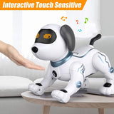 Electronic Pets RC Animal Programmable Robot Dog Voice Remote Control Toy Puppy Music Song for Kids Birthday Gift