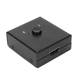 HD Multimedia Interface Switcher 4K 60Hz 1 in 2 Out / 2 in 1 Out 2 Port Display Splitter Fit for PS4 for PC for iOS TV