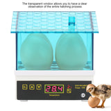 4 Eggs Mini Incubator Hatcher Household Digital Semi‑automatic Hatching House Machine 220V EU P