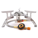 Outdoor windproof stove, portable camping stove, picnic stove, outdoor equipment, split gas stove, high mountain fire
