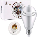 960P Wifi 360 Degree Panoramic Camera E27 Bulb Wireless Home Security Video Surveillance Camera Night Version Two Way Audio