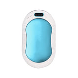 D0AD Portable Hand Warmer Mini USB Rechargeable Electric Heaters 2 in 1 Warmers for Outdoor Traveling Sports Hunting Camping