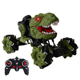 Children Dinosaur Remote Control Car Roatable Fade-Resistant High-Power Monster Off-Road Crawler Radio Control  Truck Toy