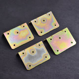 4pcs/set Cold Rolled Steel Bed Bracket Wood Board Connector Thicken Heavy Fixed Bed Corner Hinge Furniture Hardware Accessories
