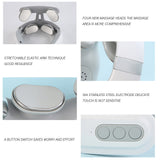 Neck Massager Heat Micro Electric Massager Shoulder Pain Relief Relax Muscles 4 Heads Vibrator Heated Intelligent Massager
