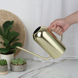 1.5L Patio Watering Can Outdoor Garden Durable For Indoor Plants Stainless Steel Home Brushed Lawn Balcony Office Backyard
