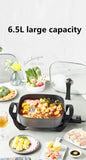 Electric hot pot multi functional electric cooker electric cooker household Korean electric frying pan large capacity electric