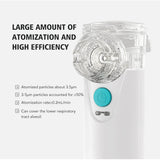 Ultrasonic Nebulizer Health Care Mini Handheld portable Inhale Nebulizer silent Children Adult Rechargeable Automizer Humidifier