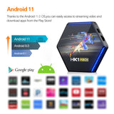 HK1 R2 Smart TV BOX Android 11.0 RK3566 Quad Core SD BT V4.1 2.4G /5G Dual Wifi 1000M 8K 4K  32G 64G Media Player Set Top Box