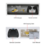 S107G 3CH RC Helicopter Built-in Gyro Remote Control Helicopter Model Toys RTF Double-deck propeller With flashlight