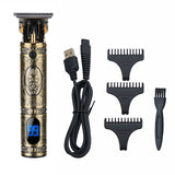 Professional Hair Clippers Barber Haircut Sculpture Cutter Rechargeable Razor Trimmer Adjustable Cordless Edge Shaver for Men
