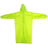 22    5 Colors Hooded Ponchos Transparent Raincoat EVA Elastic Cuffs Women Men Outdoor Travel Rain Cover Waterproof Camping