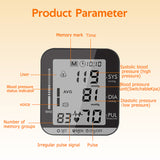 Medical Equipment Wrist Blood Pressure Monitor LCD Automatic Digital Heart Rate Pulse Portable Equipment Sphygmomanometer