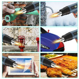 220V 2000W Advanced Hot Air Gun Temperatures Adjustable Digtal Display With 6pc Nozzles Electric Heat Gun