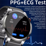Smart Watch W11 Blood Glucose Non-invasive Blood Sugar ECG Body Temperature Heart Rate Health Monitoring Men Women Smartwatch