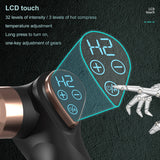 2021 NEW Hot Compress Folding Massage Gun LCD Display Muscle Neck Electric Massager for Body Relaxation Pain Relief Pain Therapy