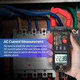 ST210 True RMS Multimeter Clamp Meter DC/AC 600A Amp Current Tester 6000 Counts 35ED