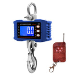 Digital Hanging Scale with Remote Control 1000kg/ 2204lbs Portable Heavy Duty Crane Scale LCD Backlight Industrial Hook Scales