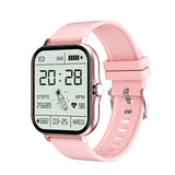 New GT20 Ultra-thin Woman Man Smart Watch 1.69inch Square Screen Bluetooth Call Heart Rate Blood Oxy huawei xiaomi PK Y20 P8