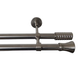 D20mm Curtain Rod Decorative Double Bracket 12/6cm , Curtain Accessories Bracket for Window Decoration