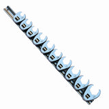 10-22mm Flare Nut Crowfoot Line Hex Wrench Set 3/8' Drive Open End Spanner Chrome Vanadium Steel Brake Wrenches Spanner