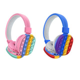 2021 New Decompression 5.0 Goston Stereo Headset Creative Silicone Bubble Fidget Toys Luminou Large Simpl Fidget Toy for Kid
