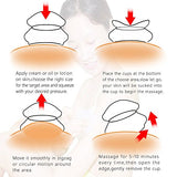 Hot Cup Therapy Set Anti Cellulite Cup Massage Cups Silicone Vacuum Suction Cups for Anti Cellulite Vacuum Massager