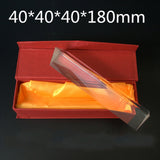 Rainbow Crystal Prism 40*40*180mm Triangular Prism Large Rainbow Photo Gift Experimental Equipment  Optical Glass