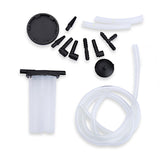 DIY Brake Fluid Bleeder Tools Hand Held Vacuum Pistol Pump Tester KitAluminum Body Pressure Vacuum Gauge Multi-functiona