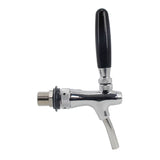 Standard European Beer Flow Control Faucet with 50mm Shank &amp; 8mm Elbow Tailpiece G5/8" Adjustable Beer Tap Homebrew Kegging Bar