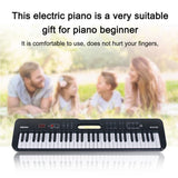 61 Keys Digital Music Electronic Keyboard Dual Power Mode Multifunctional Electric Piano for Kids Piano Student Beginners