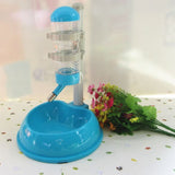 Pet Cat Dog Water Drinker Dispenser Food Stand Hamster Feeder Dish Bowl Bottle Plastic Automatic Fountain Drinker