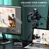 Ezcap333 Video Capture Card 4K HD Up to 2160p 30fps for Game Live Streaming Recorder Microphone Line Input Headset Output