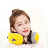Charging U Shape Kneading Neck Massager Vibrating Neck Massage Pillow Cervical Treatment Magnet Therapy Pulse Travel Sleeping