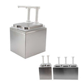 Condiment Pump Station 35ml Extrusion Capacity Sauce Dispenser Pump Plastic for Home