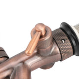 G5/8 Thread Adjustable Beer Tap Faucet Stainless Steel Bronze Color Equipment for Home Bar Restaurants Growler Brewing Tool