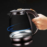 1.8L Electric Kettle Fast Hot boiling Water Kettle Glass Blue Light Teapot Intelligent Temperature Control Anti-Overheat