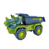 Trucks Friction Powered Cars Dinosaurs Car Truck Transporter Toy Car Set With Dino Animal Model Transport Carrier Truck Dino
