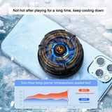 Cx02 Mobile Phone Wireless Charging Cooling Fan Seconds Cold Semiconductor Ice Snow Mobile Phone Radiator Cooler Fan